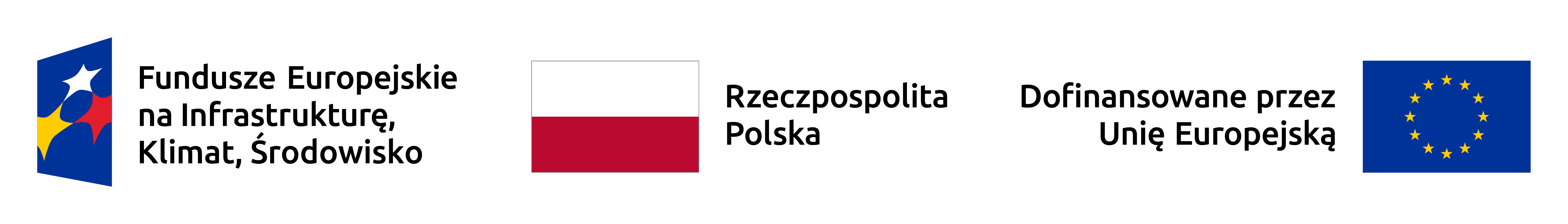 Fundusze Europejskie na Infrastrukturę, Klimat, Środowisko — Rzeczpospolita Polska — Dofinansowane przez Unię Europejską